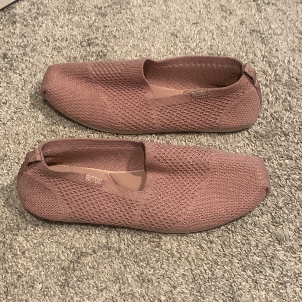 Bobs from Sketchers Memory Foam Knit Shoes Size 8.5